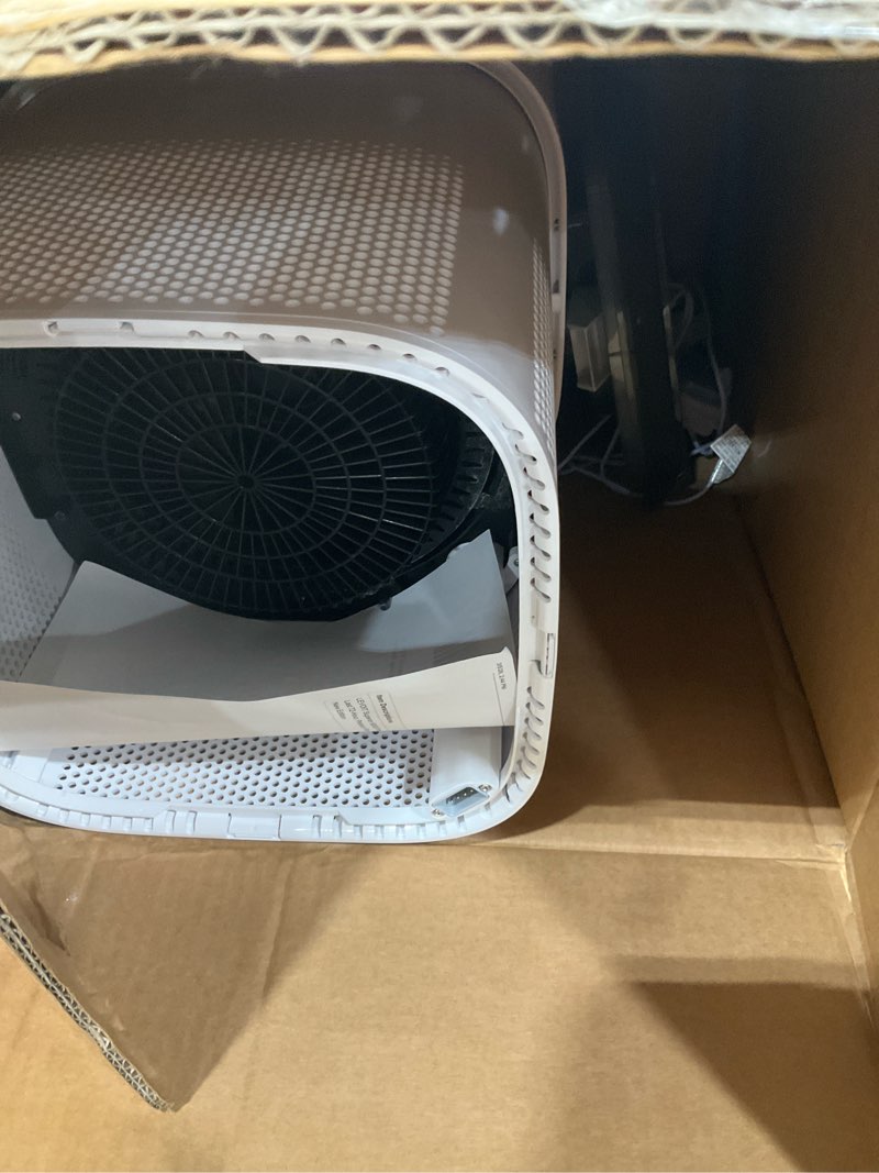 Condition photo showing As Is for levoit superior 6000s smart evaporative humidifiers for home whole house up to 3000ft², 23l, last 72-hour, premium filter, dry mode, wheels & water fill hose, foldable storage, sleep mode, new edition 23l white