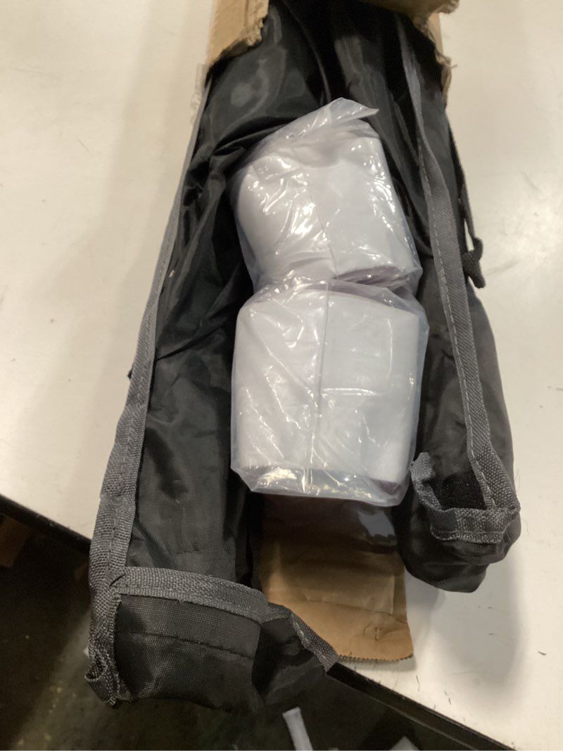 Condition photo showing As Is for Gtouse 10Ft Dust Barrier Poles Kit with Carry Bag, Adjustable Zipper Wall Poles, Dust Containment Pole, Steel Telescoping Support Pole for Temporary Dust Barrier System, Home Renovation/Construction