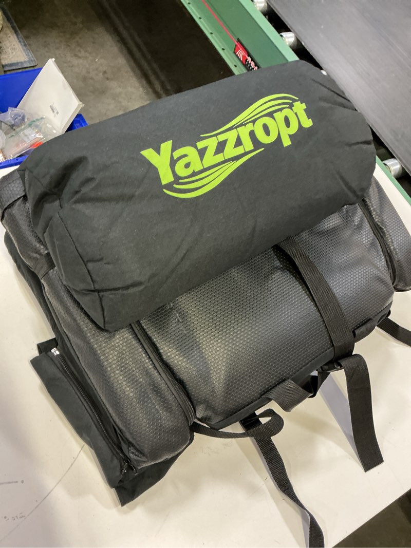 Condition photo showing Good Condition for wide stadium seats with back support for bleachers, 1 pack bleacher seat with 5" thick comfy padded cushion, 6 adjustable angle & lumbar pillow, portable stadium chair for sport events wide | 23" | 1 pack