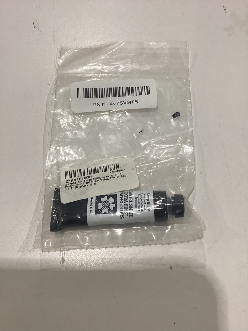 Condition photo showing Good Condition for daniel smith extra fine watercolor 15ml paint tube, lamp black (284600003), 0.5 fl oz (pack of 1)