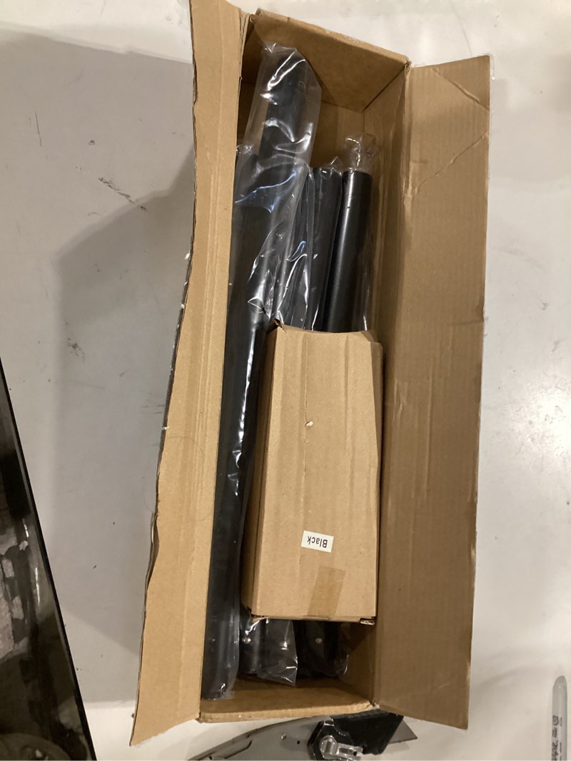 Condition photo showing Good Condition for matte black curved shower curtain rod for bathroom 33-78 in adjustable curved shower rod, rustproof stainless steel round shower rods for bathtub, stall extra shower space need drilling black 33-78"