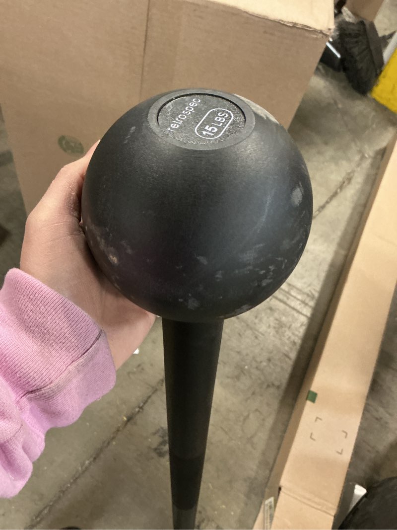 Condition photo showing Good Condition for Revolve Steel Macebell Strength Training Weight Retrospec 15LBS