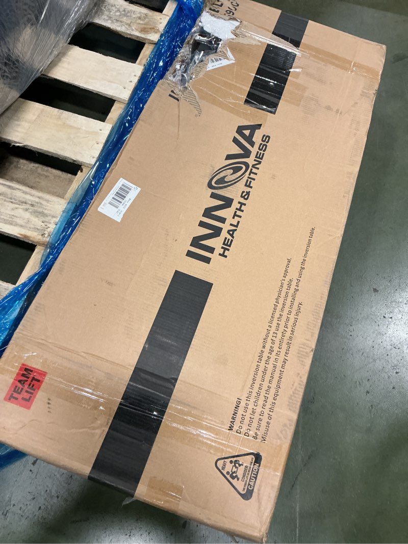 Condition photo showing Good Condition for Innova Advanced Heat and Massage Inversion Table Light Gray