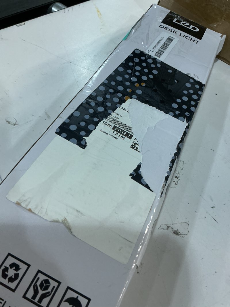 Condition photo showing Good Condition for led desk lamp with wireless charger, usb charging port, 10 brightness, 5 color modes, desk lamps for home office, dimmable table lamp eye caring reading light, touch control, auto timer, black black-10w pro