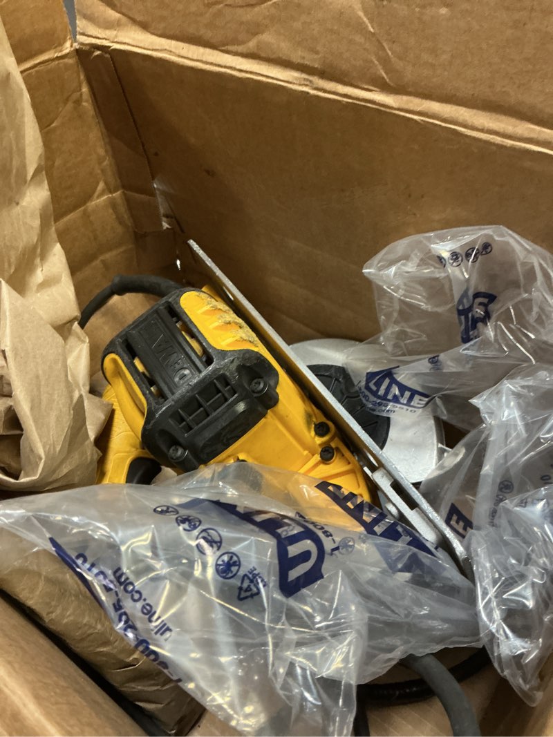 Condition photo showing As Is for DEWALT 7-1/4-Inch Circular Saw, Lightweight, Corded (DWE575) Circ Saw