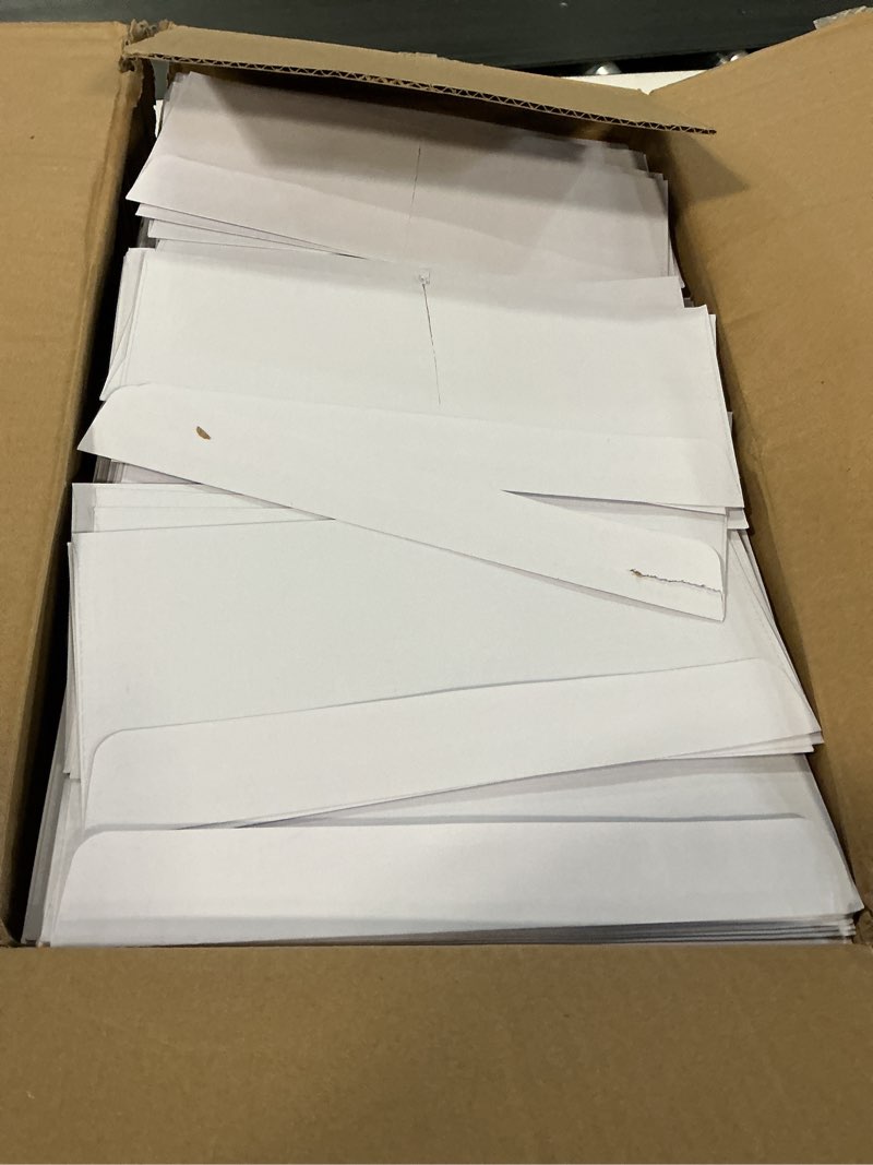 Condition photo showing Good Condition for 1000 pack #10 single left window self seal security envelopes, designed for quickbooks invoices & business statements, computer printed checks peel and seal flap, size 4-1/8 x 9-1/2 inches, 24 lb