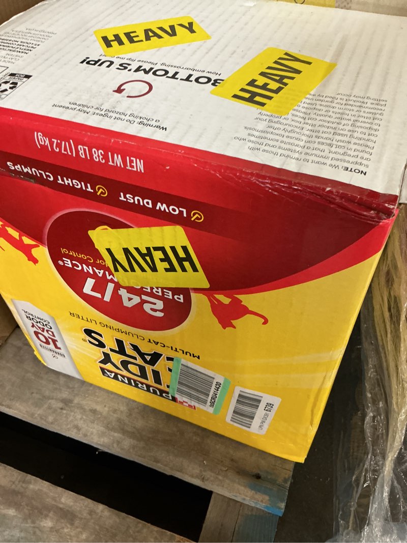 Condition photo showing Good Condition for purina tidy cats clumping cat litter, 24/7 performance multi cat litter - 38 lb. box