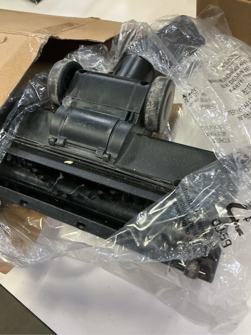 Condition photo showing As Is for replacement vacuum head compatible with miele vacuum cleaners| works on low-pile carpets and all smooth floors | 35mm vacuum floor brush and carpet attachment | hardwood floor attachment