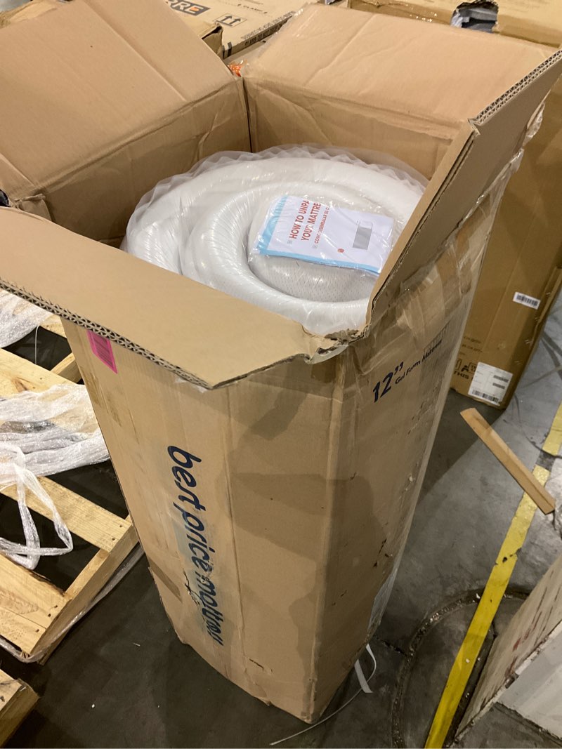 12” gel foam mattress