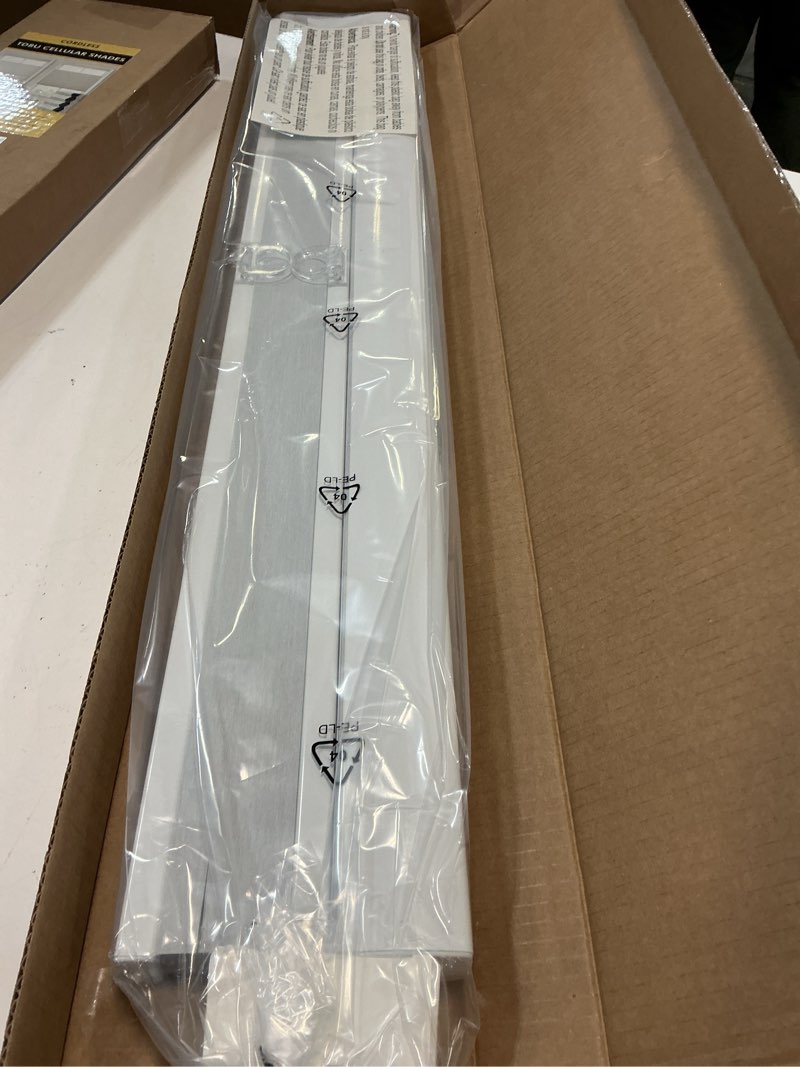 Condition photo showing New/Like New for Top Down Bottom Up Cellular Shades Cordless Honeycomb Blinds for Indoor Windows, for Windows Size (31" W × 64" H) Colour (White - Blackout) White - Blackout 31" W × 64" H