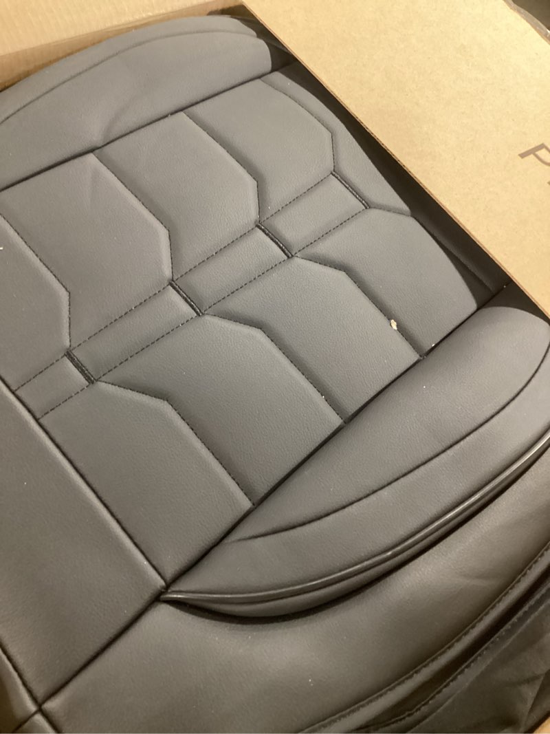 Condition photo showing Good Condition for ttx lighting seat covers fit for dodge ram : 2002-2024 2025 compatible with ram 1500 2500 3500 crew quad regular cab full set truck pickup car seat covers(5 seats, blackline, curved bench) 034# blackline 5 seats (curved bench)