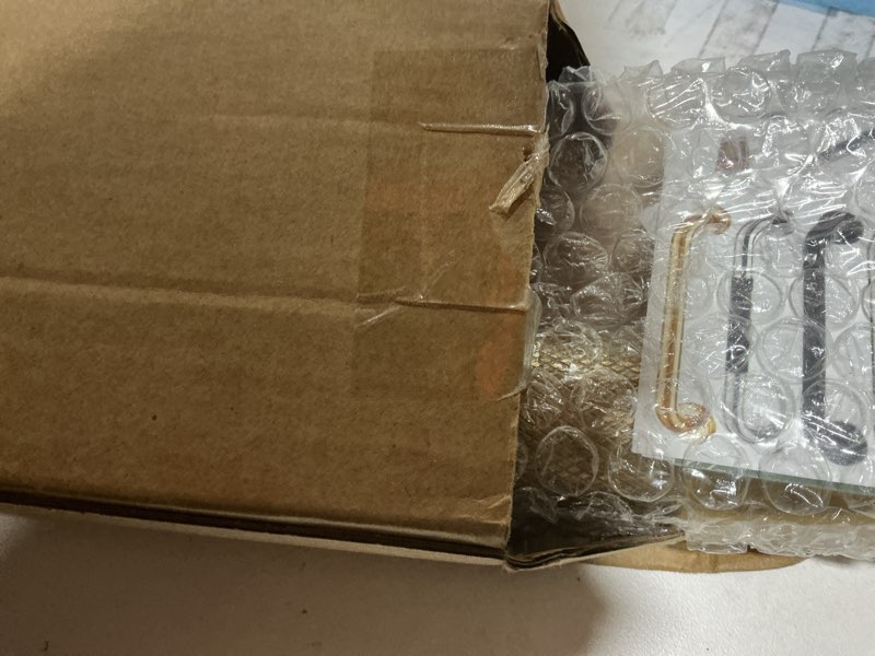 Condition photo showing Good Condition for ROTHLEY 18 Inch Grab Bar for Bathtubs and Showers: Stainless Steel Shower Grab Bar Wall Mounted Shower Handle with Concealed Screws Anti Slip Saft Handle for Elderly Seniors (Brass) 18 Inch Brass