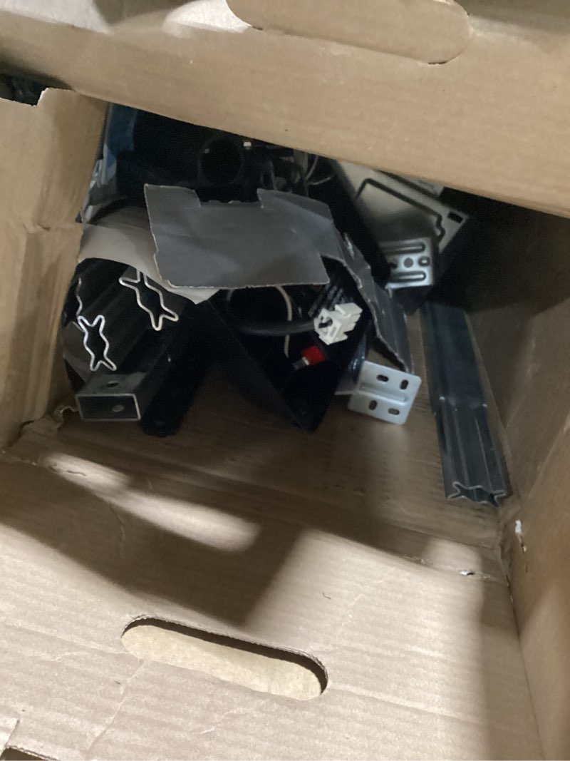 Condition photo showing As Is for Genie Chain Drive 750 3/4 HPc Garage Door Opener w/Battery Backup - Heavy Duty - Operate your garage door when the primary power is out - Wireless Keypad Included, Model 7035-TKV,BLACK Two remotes & Keypad
