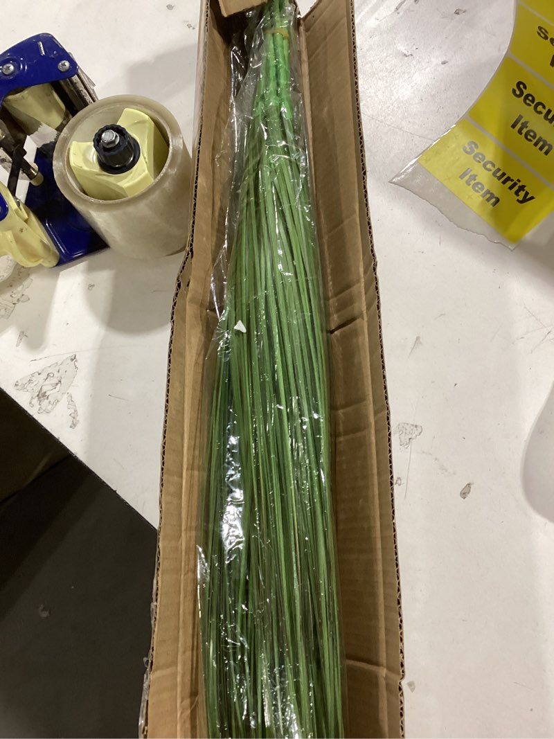 Condition photo showing Good Condition for Uqueeten 12PCS Fake Plants Artificial Wheat Grass Greenery Plastic Plants Fake Grass Artificial Plants for Outdoor Decor Artificial Grass Plant with Greenery Stems for Indoor Home Decoration 26.4" Tall-12PCS