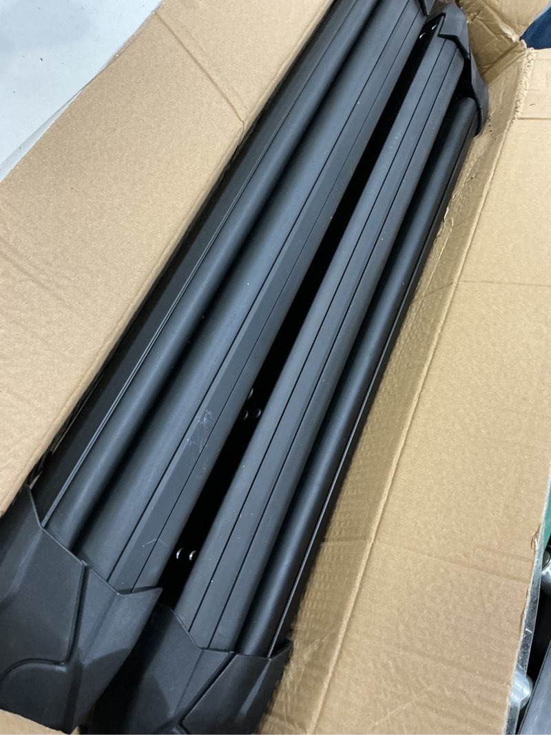 Condition photo showing Good Condition for Ski & Snowboard Roof Rack with Sliding Extension, Ski Rack for Car Roof, Universal Ski Rack with Anti-Theft Lock, Fits 6 Pair Skis or 4 Snowboards, Mounting Clamp Hook Fits Most Cross Bars