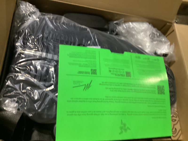 Condition photo showing Good Condition for razer iskur v2 x ergonomic gaming chair: built-in lumbar support - widened seat base - high density foam cushions - adjustable 152 degree recline - 2d armrests - plush fabric finish - black