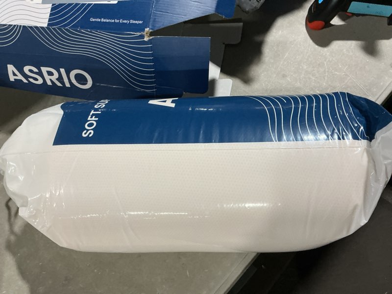 Condition photo showing Good Condition for 4d silicone grid pillow: cooling tpe ergonomic cervical support for neck pressure relief, side & back sleepers, washable (queen (u.s. standard), (dual-height)) queen (u.s. standard) (dual-height)