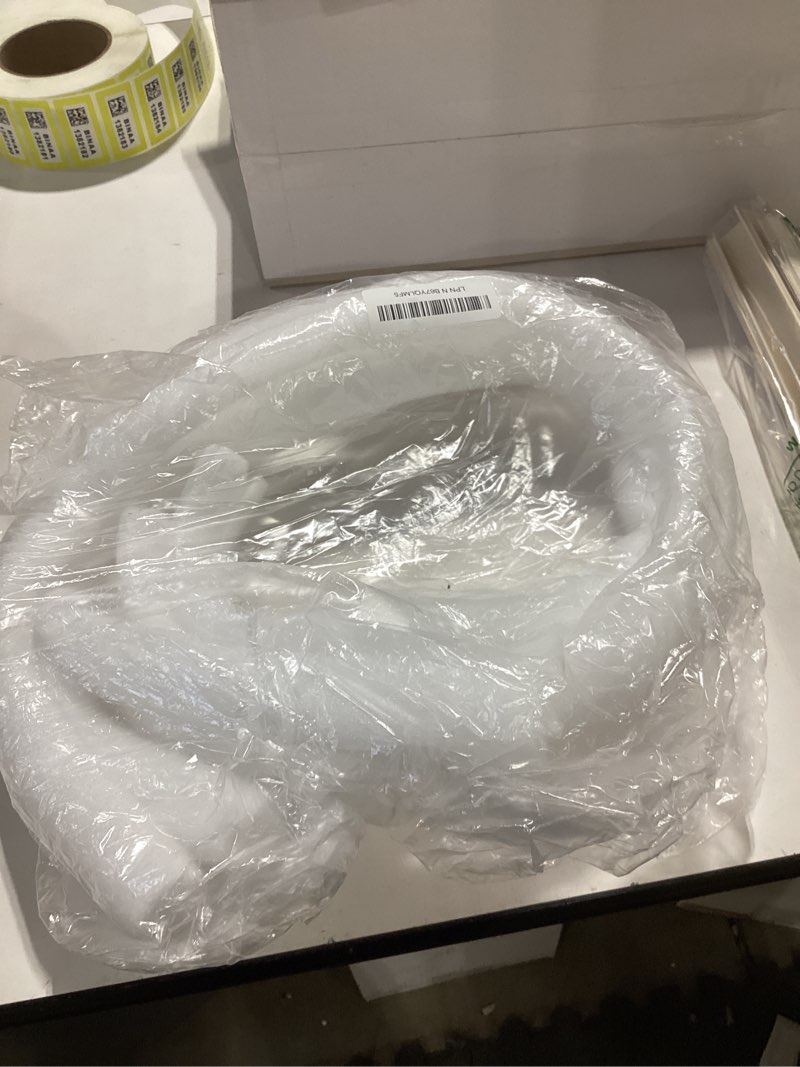 Condition photo showing Good Condition for uxcell 3 Pcs Pipe Insulation Foam Tube, 1/2" x 1/3" Hollow Tube Covers Wrap 3.3 Feet for Outdoor Winter Freeze Protection Irrigation Hot Cold Water Pipe, White