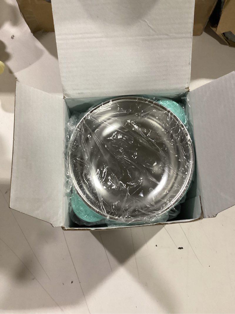 Condition photo showing New/Like New for 4 Pack Stainless Steel Baby Bowls with Suction, 2-in-1 SUS304 Toddlers Bowl & Removable Silicone Suction Kids Bowl Anti Scald Non Toxic Snack Container for Baby Food Feeding Color2