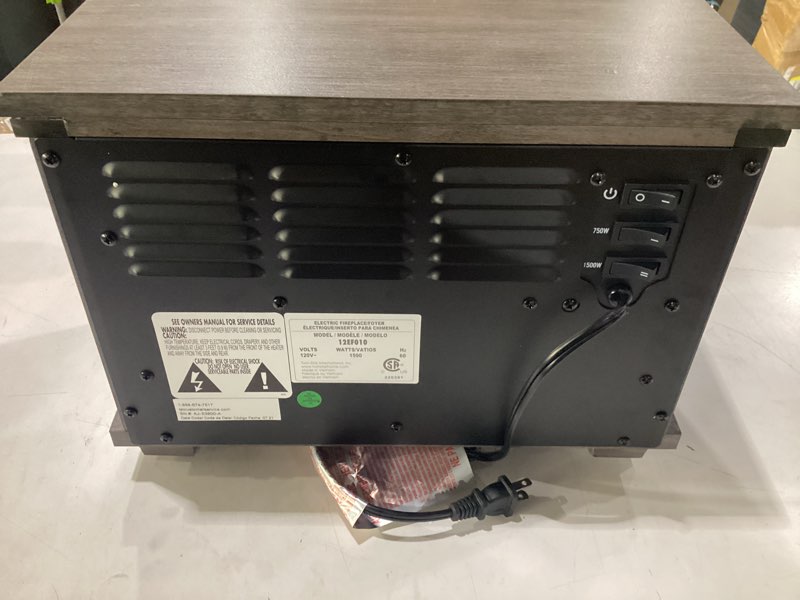 Condition photo showing Good Condition for **untested** duraflame tabletop stoveheater model dfs-567-pg77 weathered gray