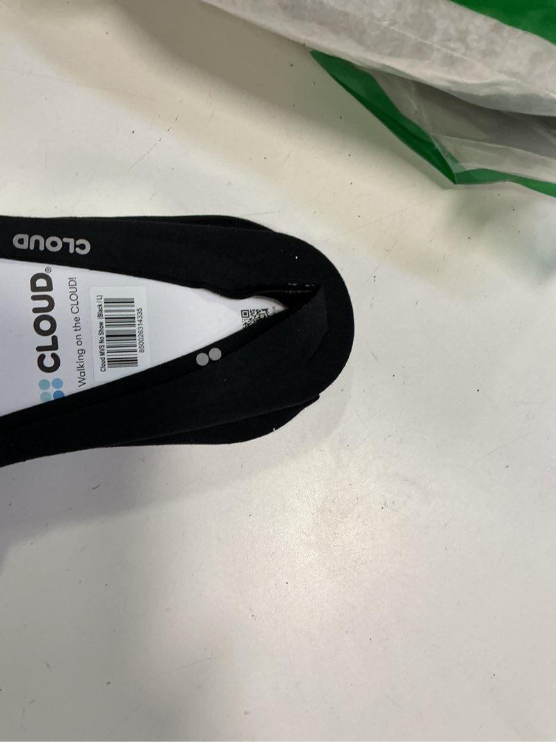 Condition photo showing Good Condition for Cloud No Show Socks Non Slip Loafer Sneaker Flats Boat Shoe Invisible Low Cut Liner Cotton Socks For Men and Women X-Small Black_3pack