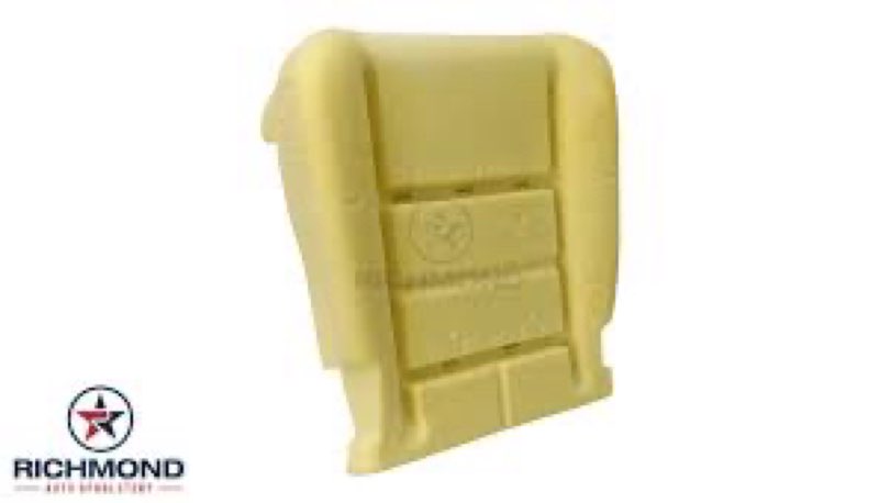 SecosAutoparts Driver Side Bottom Foam Seat Cushion Compatible with Ford F250 F350 F450 Lariat 2002 