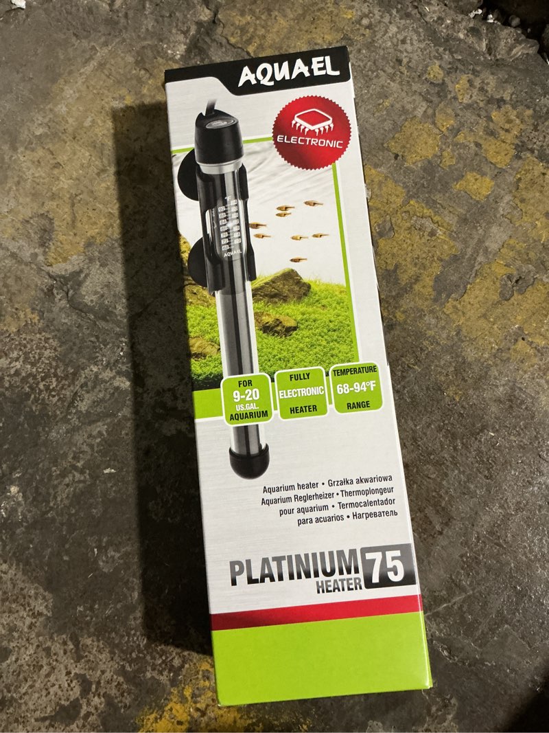 Condition photo showing New/Like New for Aquael Platinium Aquarium Heater for Freshwater & Saltwater Aquariums - 75 Watt  9-20 Gallon