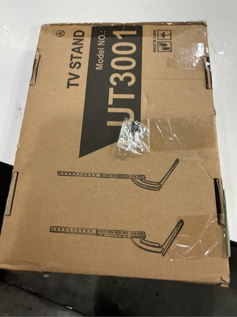 Condition photo showing New/Like New for tavr universal table top tv stand mount for 27 30 32 37 40 43 47 50 55 60 65 inch lcd led flat/curved screen tvs, height adjustable tv legs, strong tv base holds up to 88 lbs, max vesa 800x500mm black 27-65 inch screens