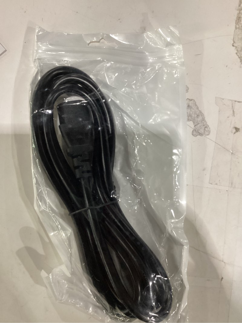 Condition photo showing Good Condition for 6ft 3 prong universal treadmills amplifier power cord tv computer monitor cable plug compatibal optoma projectors, dynex tv,ion pathfinder 2 3 4 speaker, superfit, bowflex, printer, samsung, lg & more