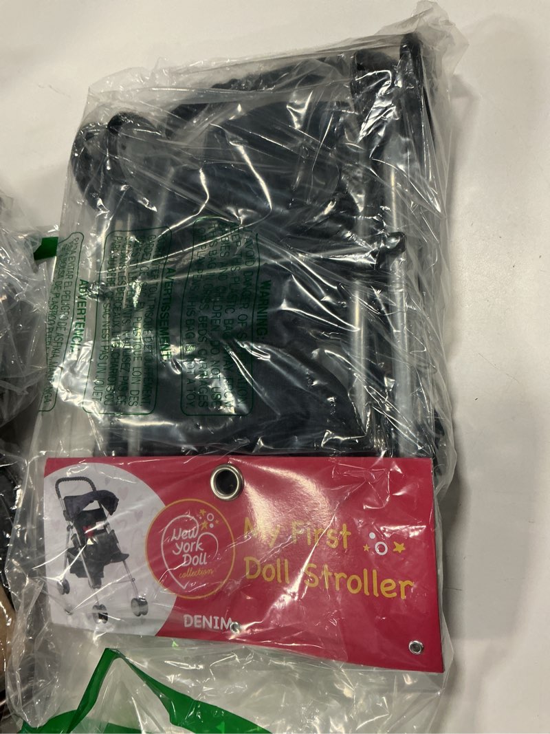 Condition photo showing New/Like New for My First Doll Stroller Denim for Baby Doll