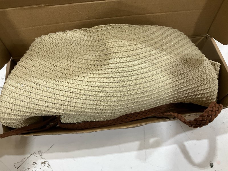 Condition photo showing Good Condition for dofowork beach hats for women - sun straw fedora hats for women, packable sun hat womens with chin strap, upf 50+ beige