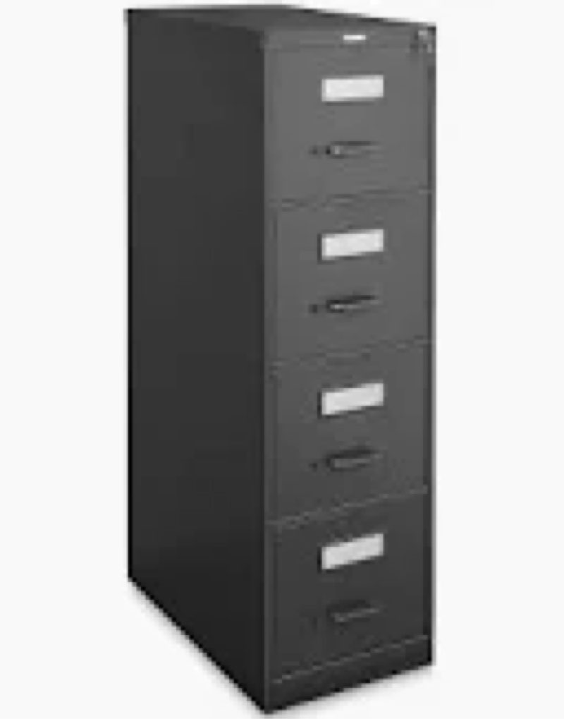 Cavitt 4-Drawer Vertical Filing Cabinet