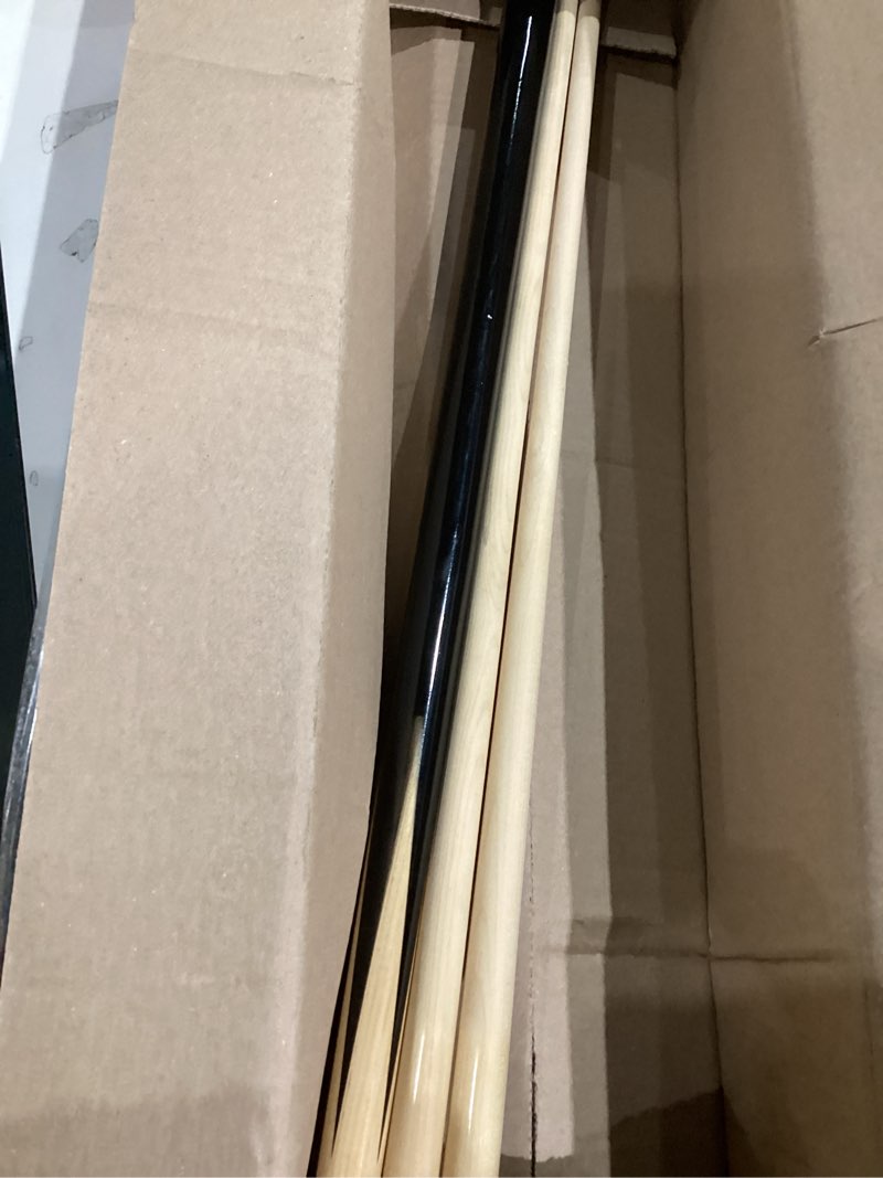 Condition photo showing Good Condition for Pool Cue Sticks – 42"/48"/58" Billiard Cues with 13mm Leather Tip – 17oz/18oz Standard or 20oz Heavy – Set of 2 or 4 – Durable 2-Piece Pool Sticks for Beginners, Adults, Home & Bar 58" set of 2