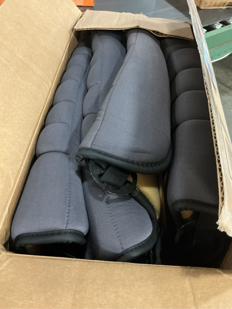 Condition photo showing Good Condition for kingphenix 5-piece memory foam car seat cushion set with full back support pillow, comfort for long drives & road trips, universal automotive comfort for most car, van, truck, suv, dark grey full set dark grey