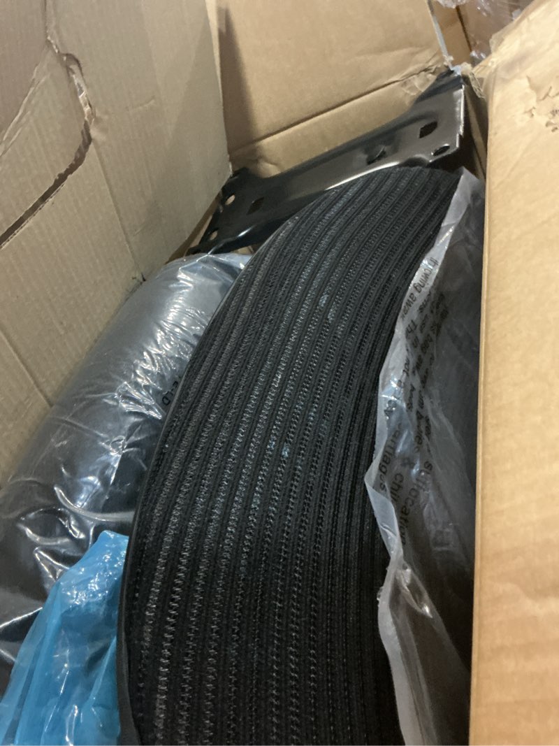 Condition photo showing As Is for Sweetcrispy Office Computer Desk Chair, Ergonomic Mid-Back Mesh Rolling Work Swivel Task Chairs with Wheels, Comfortable Lumbar Support, Comfy Flip-up Arms for Home, Bedroom, Study, Student, Black