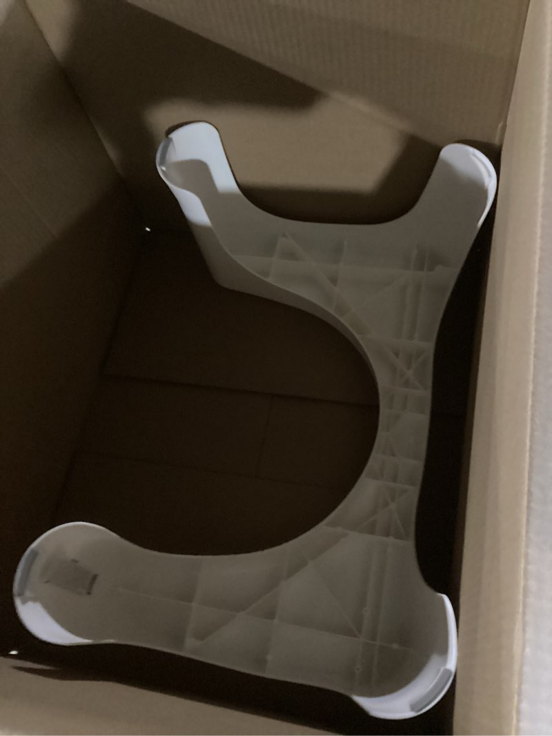 Condition photo showing Good Condition for squatty potty simple curve bathroom toilet stool 7" white