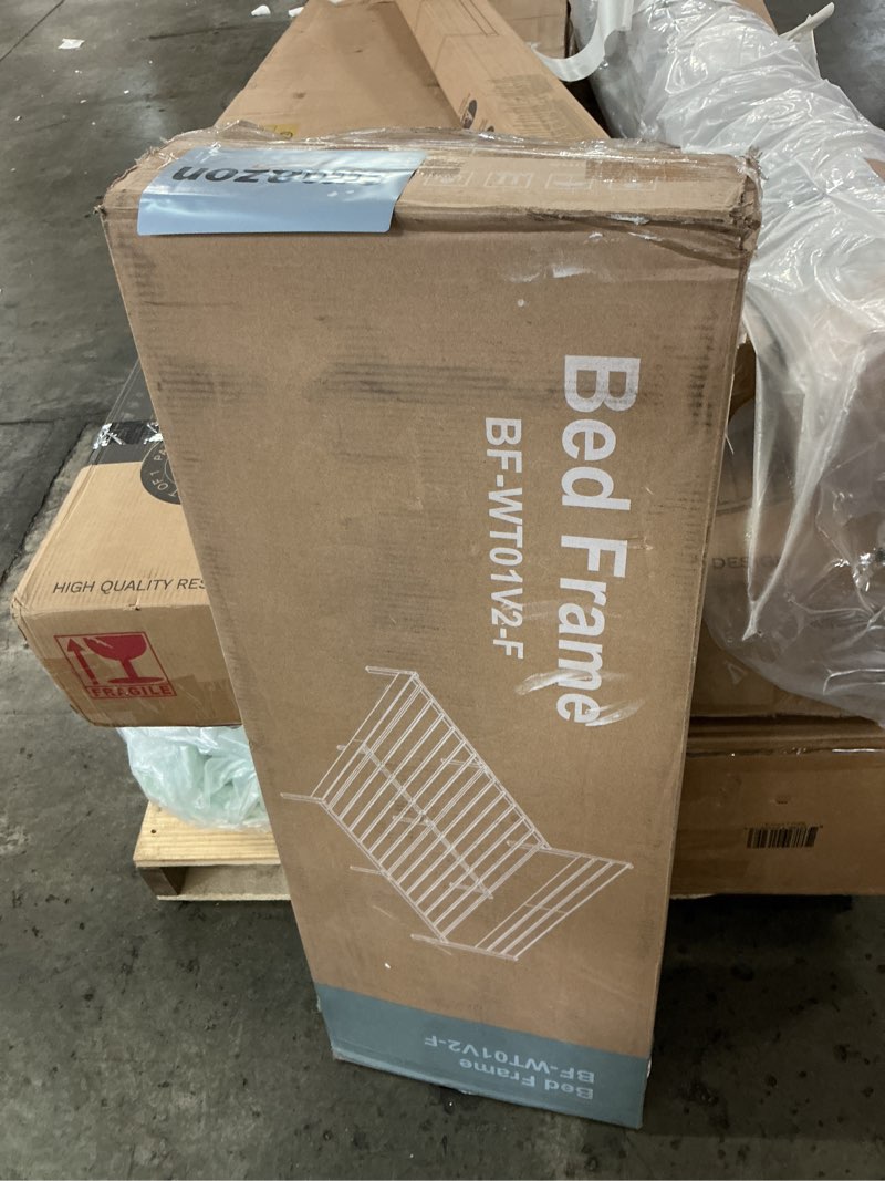 Condition photo showing New/Like New for OLIXIS Full Size Bed Frame with Headboard, 800LBS Mattress Foundation with All Sturdy Metal Support,