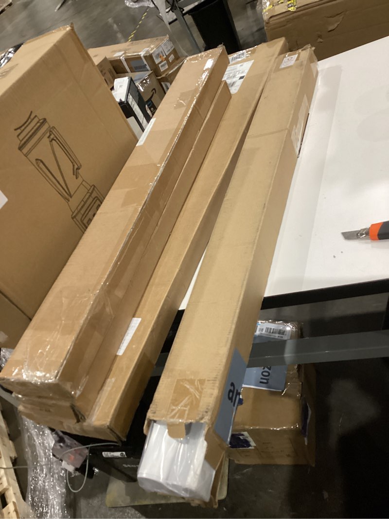 Condition photo showing Good Condition for Joydeco No Tools No Drill Window Blinds for Indoor Windows, Blackout Shades Cellular Shades Cordless, No Drill Blinds for Windows, Window Shades for Home, Bedrooms, Doors (White, 35" W x 64" H) White - No Drill Design 35"W x 64"H