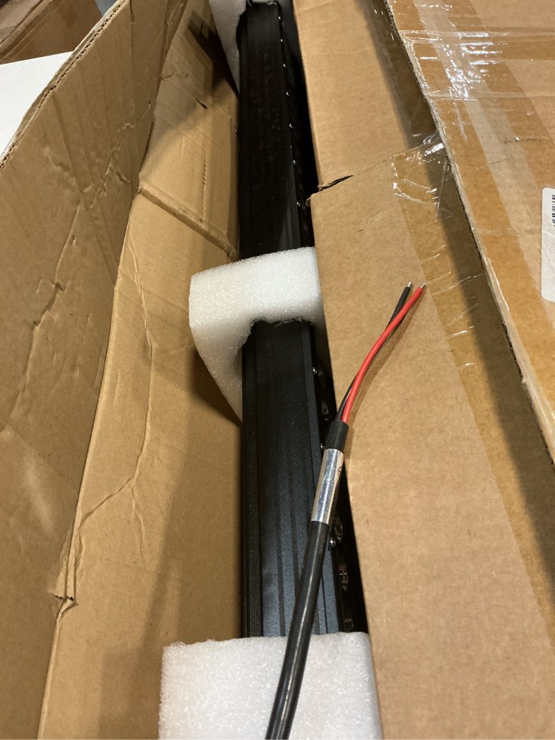 Condition photo showing Good Condition for nilight - zh002 20inch 126w spot flood combo off road led light bar 2pcs 18w 4inch led pods with 16awg wiring harness kit-3 lead for tractor, 2 years warranty white - 1 bar + 2 pods + wiring kit