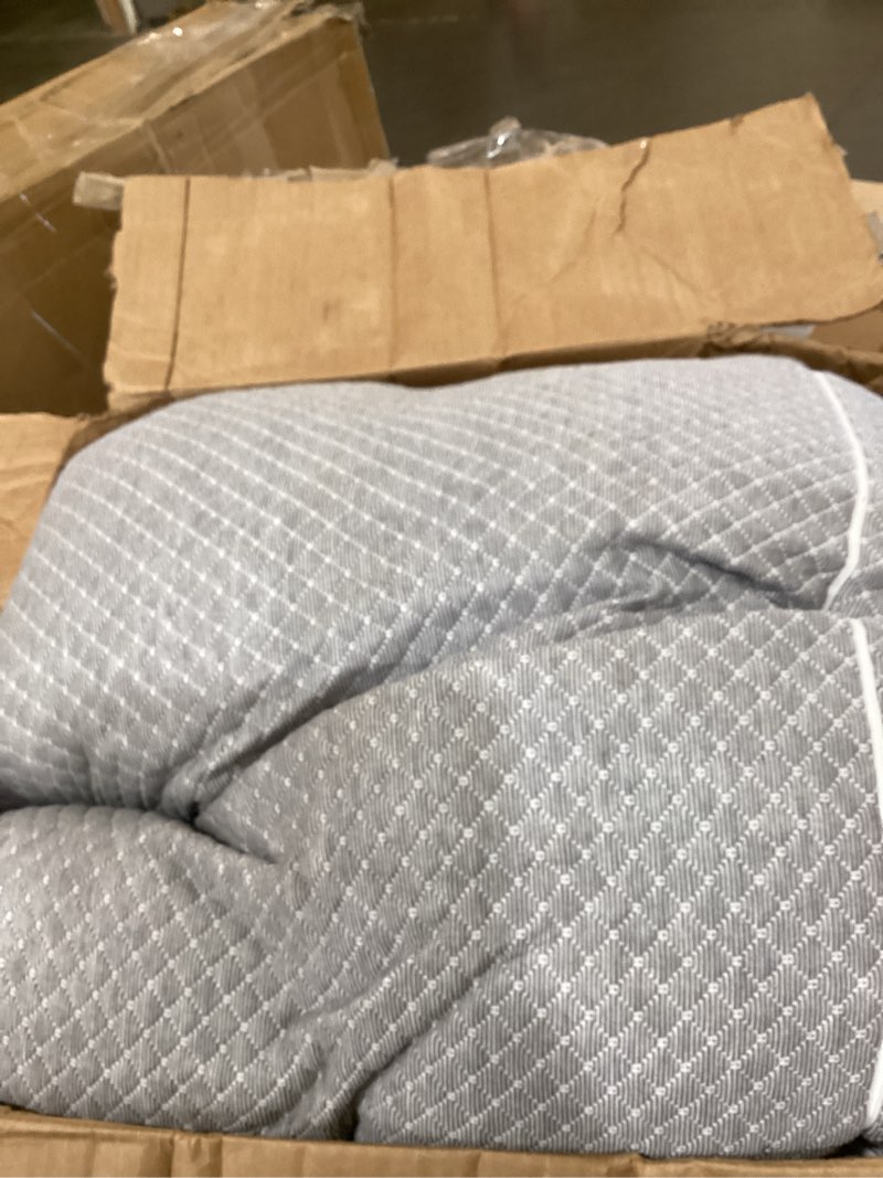 Condition photo showing Good Condition for headboard wedgepillow for bed, dorm readingpillow support for sitting up,bolster pillow gray king