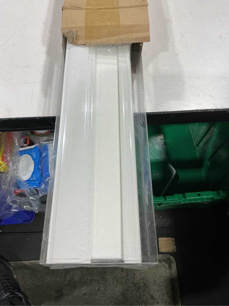 Condition photo showing Good Condition for changshade cordless cellular shades, light filtering honeycomb shades for windows, pull down pleated blinds, easy to install for indoor windows and french doors,37" w x 64" h, white light flitering white 37"w x 64"h