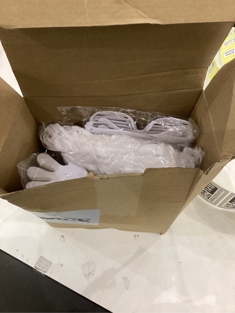 Condition photo showing New/Like New for Realspring 148 Pcs School Spirit Items Bulk Team Spirit Week Accessories Include Hand Clappers Noisemakers Whistles Cheerleading Pom Poms Shutter Glasses Stickers for Sports White