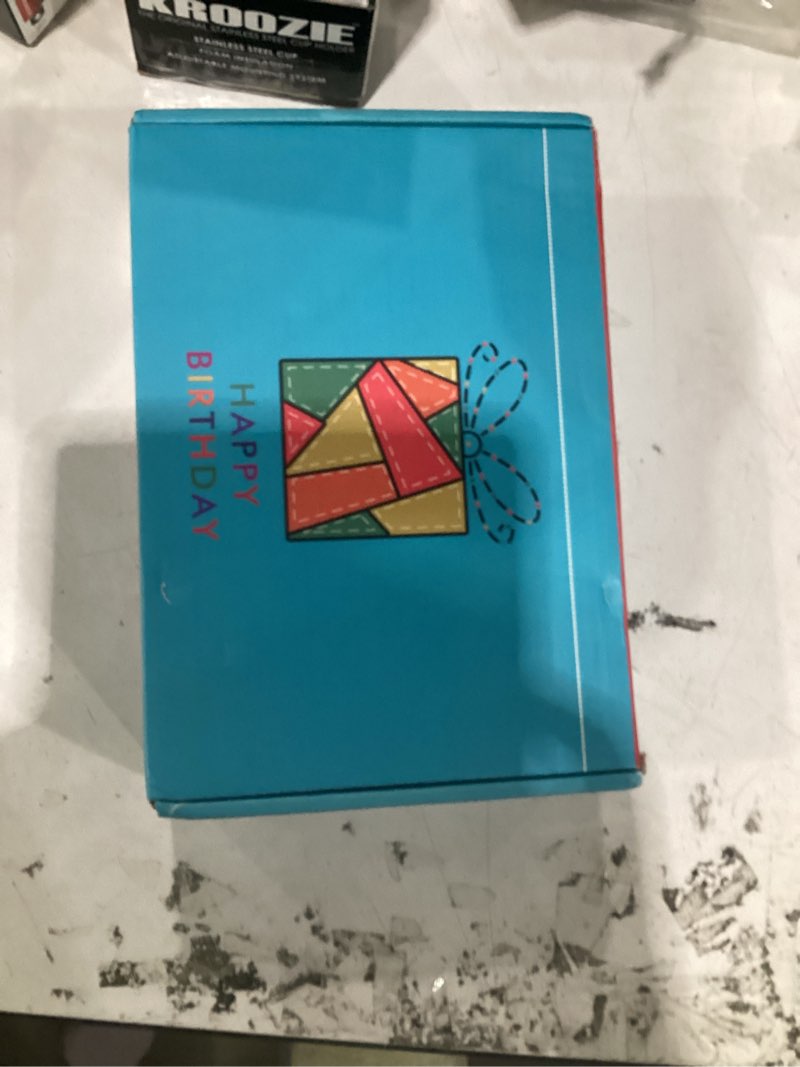 Condition photo showing New/Like New for 100 unique birthday cards with envelopes - assorted happy birthday cards, 4 x 6 inches, envelopes & stickers in bulk boxed set