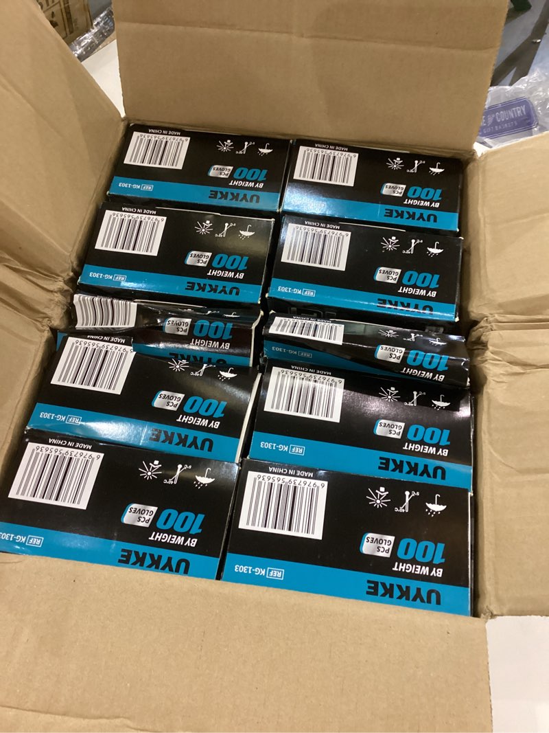 Condition photo showing Good Condition for HEAVY DUTY 7 Mil Nitrile Disposable Gloves Black Nitrile Latex Rubber Cleaning Mechanic Gloves 1000PC