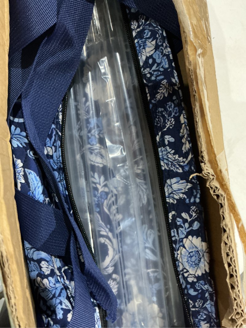 Condition photo showing As Is for (incomplete, missing pieces)american mahjong set for adults,166 premium white tiles, 4 all-in-one mahjong racks/pushers,complete western mahjong with soft blue printed carrying bag