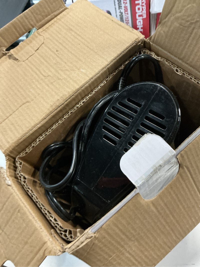Condition photo showing As Is for mainstays 5-speed corded hand mixer, black, 1.61 lb, new