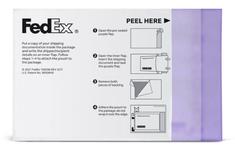 Fedex Shipping Pouch