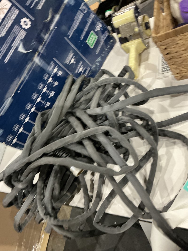 Condition photo showing As Is for teknor apex zero-g 5/8 in. d x 100 ft. l heavy duty commercial grade garden hose