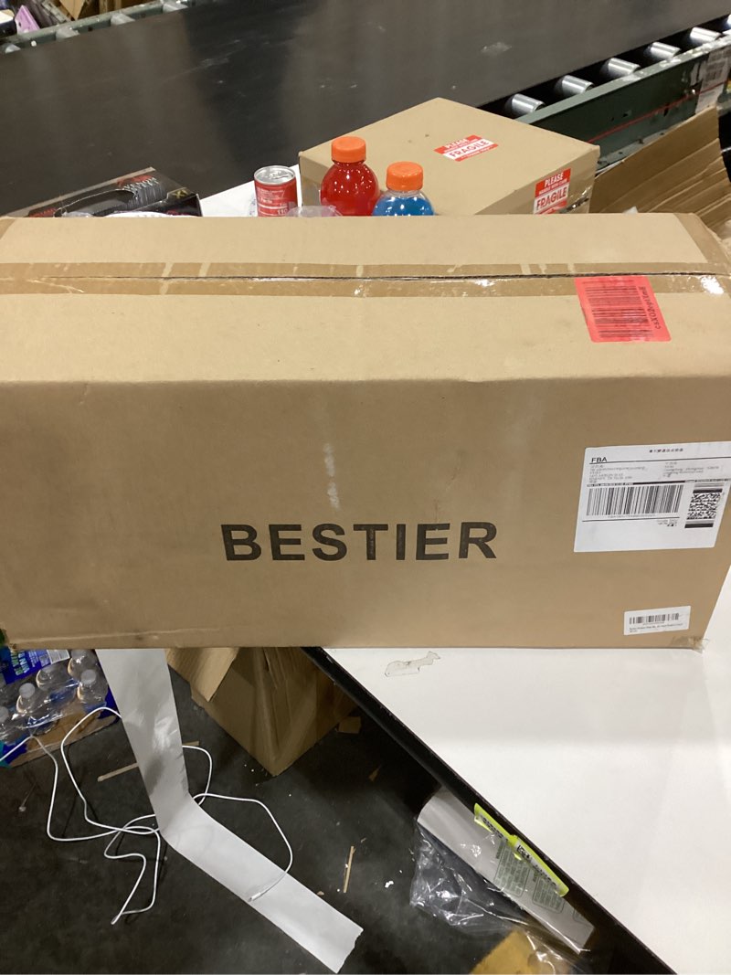 Condition photo showing Good Condition for Bestier Modern Matte Black 3-Light Bath Bathroom Vanity Wall Mounted Light Wall Sconce 3 E26 LED Bulbs Required Length 21.7 inch Width 7 inch Height 8.3 inch