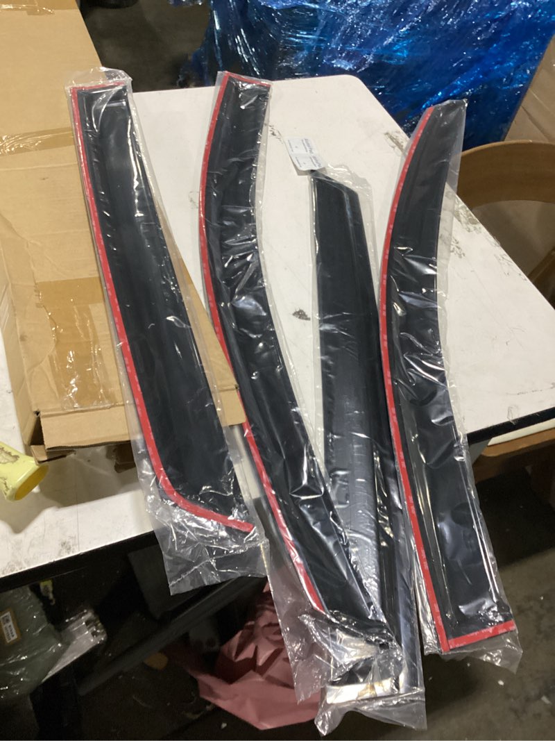 Condition photo showing Good Condition for autojoy club rain guards ventvisor compatible with 2018-2021 honda accord 10th gen outside mount tape-on window visor side window deflector jdm 3d wavy style wind deflector dark smoke(tape on)